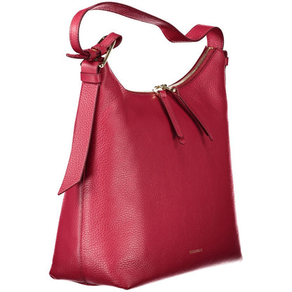 Coccinelle Red Leather Women Handbag