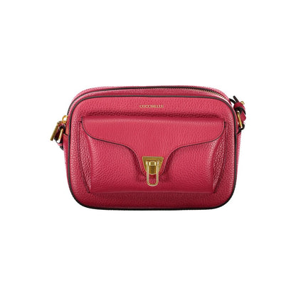 Coccinelle Red Leather Women Handbag