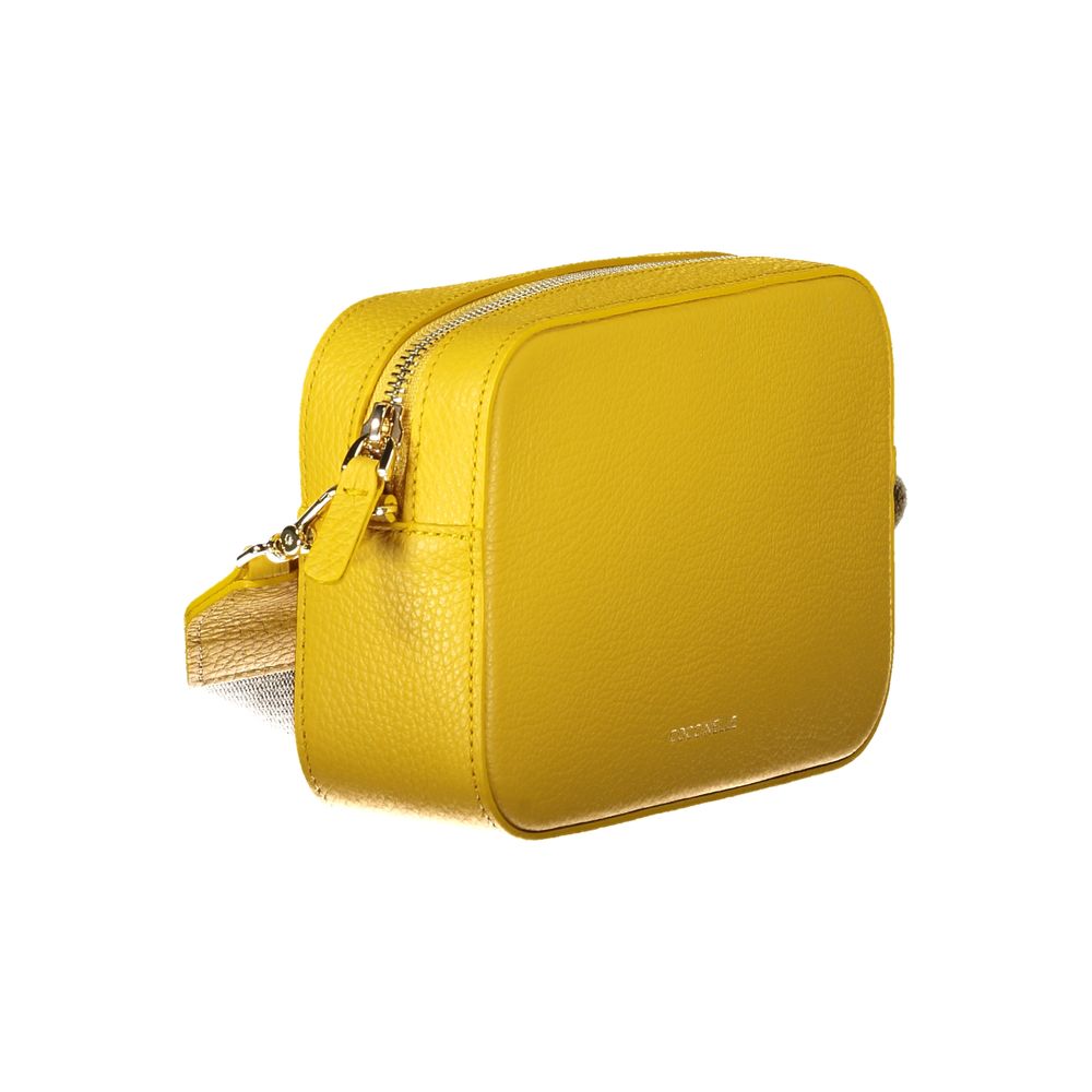 Coccinelle Yellow Leather Women Handbag