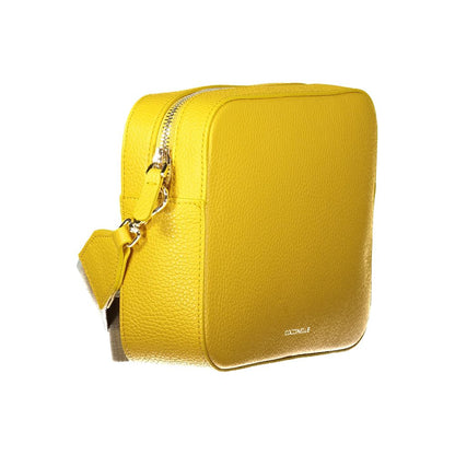 Coccinelle Yellow Leather Women Handbag