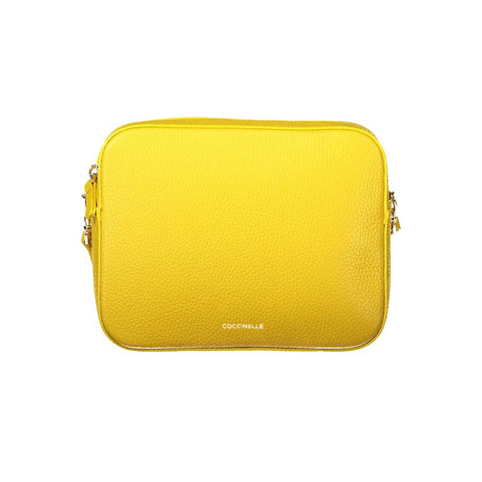 Coccinelle Yellow Leather Women Handbag