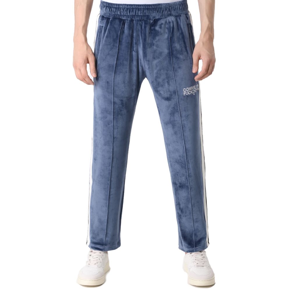 Comme Des Fuckdown Blue Cotton Jeans & Pant