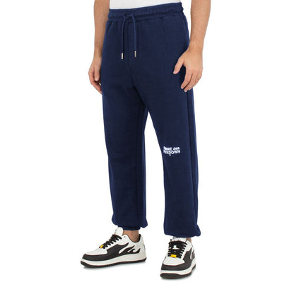 Comme Des Fuckdown Blue Cotton Jeans & Pant - XL