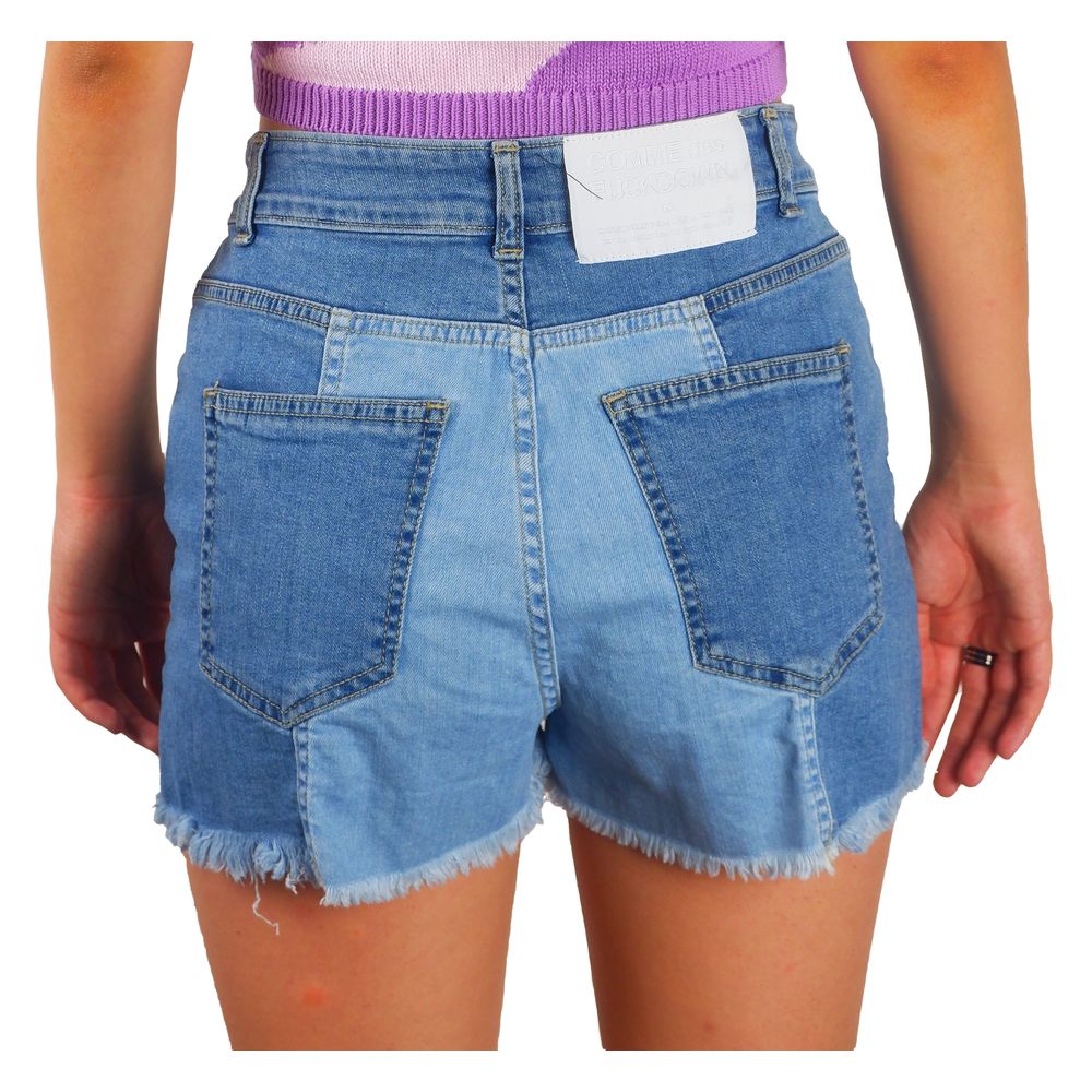 Comme Des Fuckdown Chic Raw Hem Denim Shorts - W40