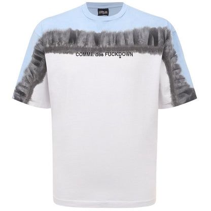 Comme Des Fuckdown White Cotton T-Shirt - S