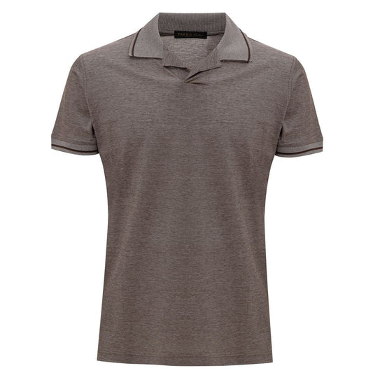 Corneliani Gray Cotton Polo Shirt - IT48 | M