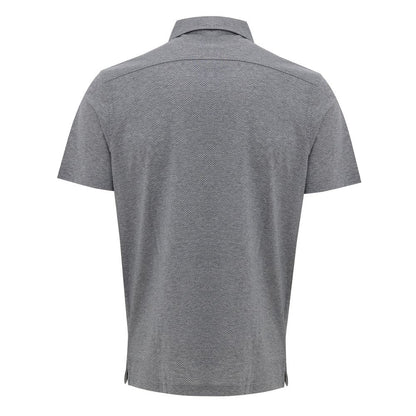 Corneliani Gray Cotton Polo Shirt - IT50 | L