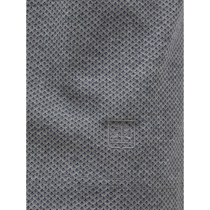 Corneliani Gray Cotton Polo Shirt - IT50 | L