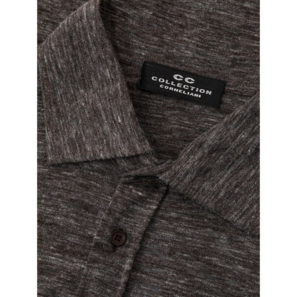 Corneliani Gray Wool Shirt - IT50 | L