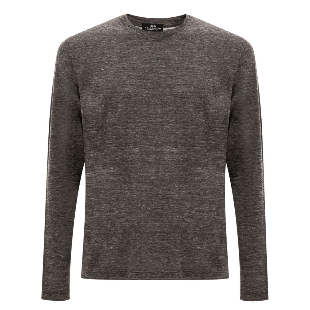 Corneliani Gray Wool T-Shirt - IT50 | L