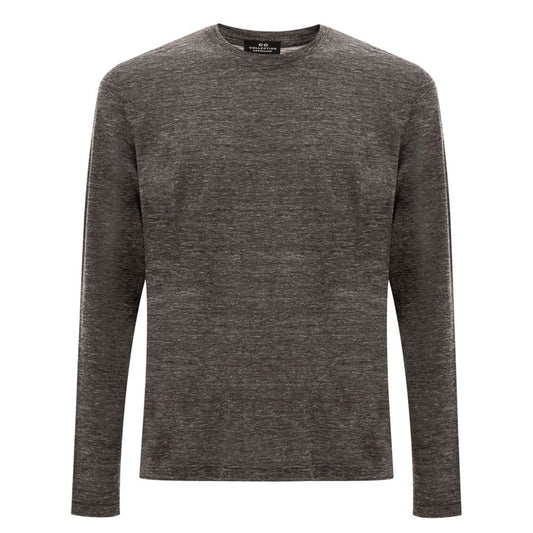 Corneliani Gray Wool T-Shirt - IT50 | L