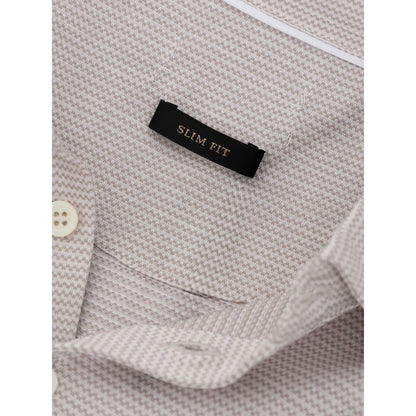 Corneliani White Cotton Polo Shirt - IT52 | XL