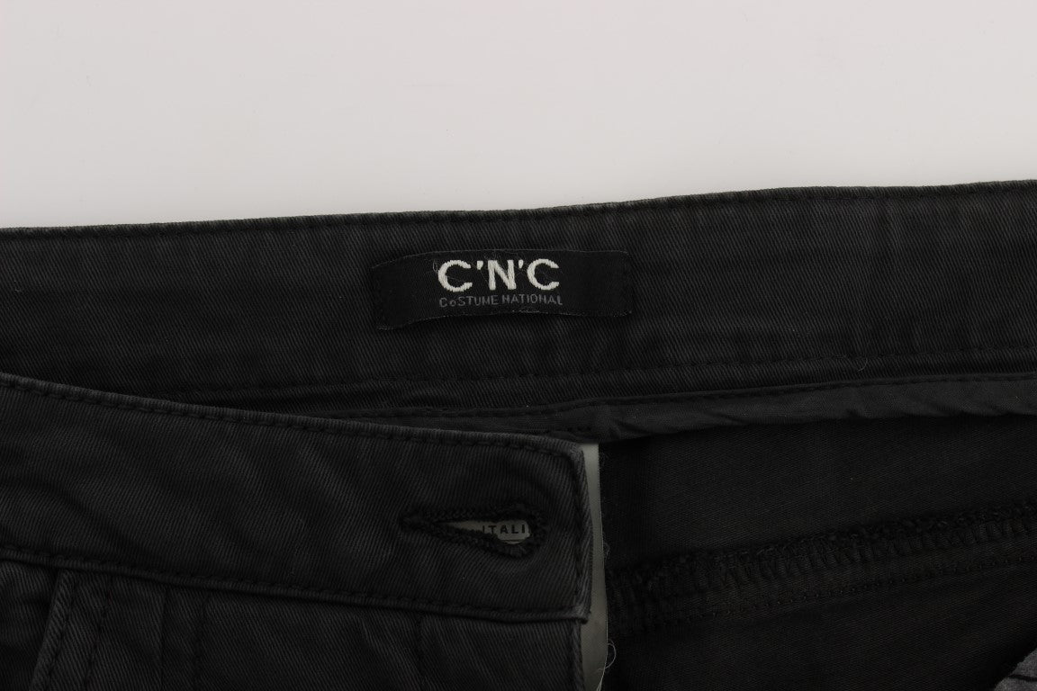 Costume National Chic Black Regular Fit Denim Jeans - W28