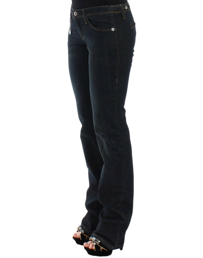 Costume National Chic Blue Slim Fit Denim Delight