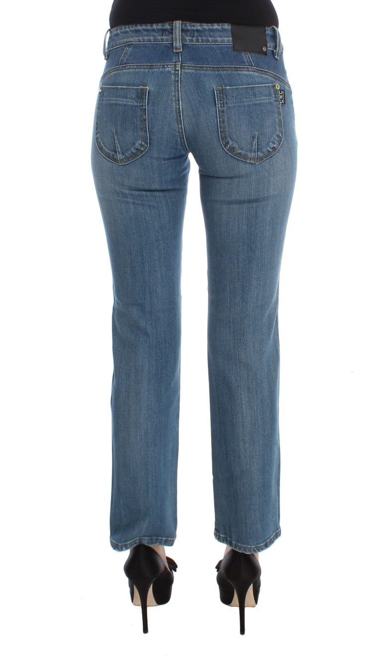 Costume National Chic Slim Fit Blue Jeans for the Modern Woman - W26