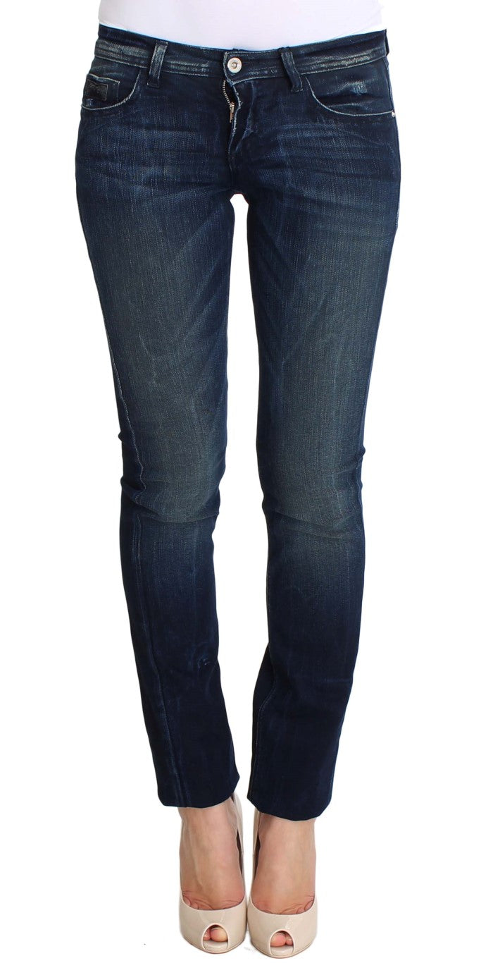 Costume National Chic Slim Fit Skinny Blue Jeans - W26