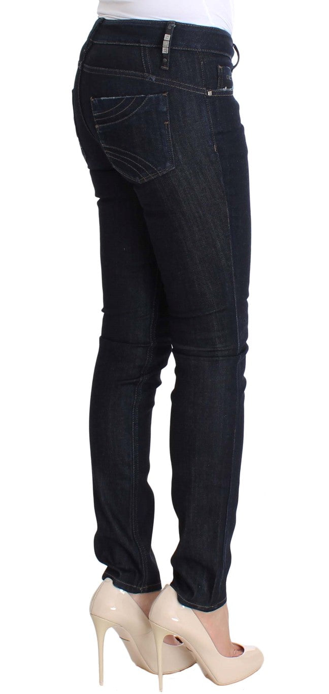 Costume National Chic Slim Fit Skinny Blue Jeans - W26