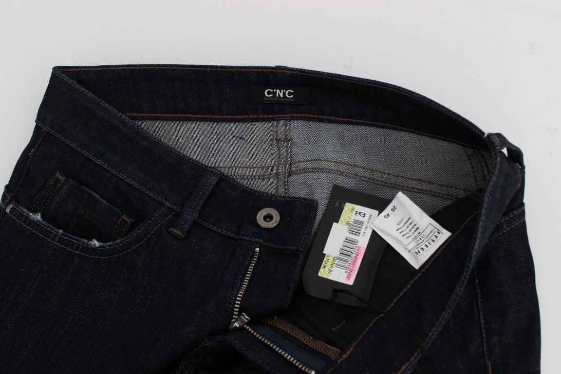 Costume National Chic Slim Fit Skinny Blue Jeans - W26