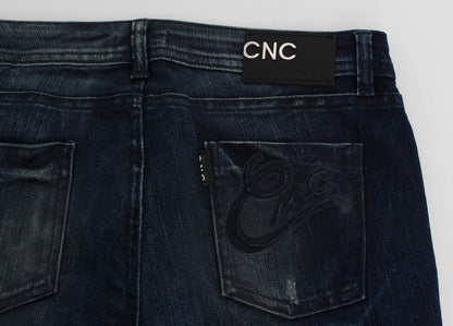 Costume National Chic Slim Fit Skinny Blue Jeans - W26