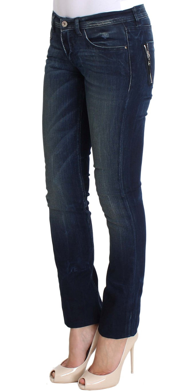 Costume National Chic Slim Fit Skinny Blue Jeans - W26