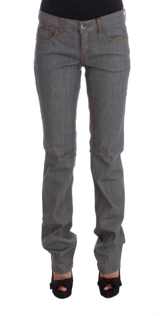 Costume National Elegant Gray Regular Fit Jeans - W26