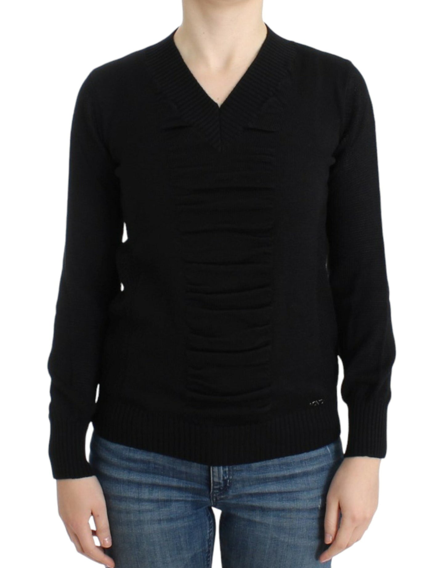 Costume National Elegant V-Neck Lightweight Sweater - XS