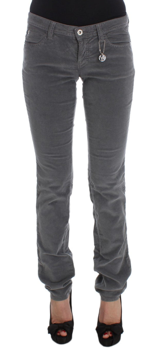 Costume National Sleek Super Slim Gray Jeans - W25