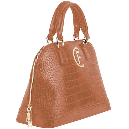 CRISTINAEFFE Brown Polyethylene Handbag