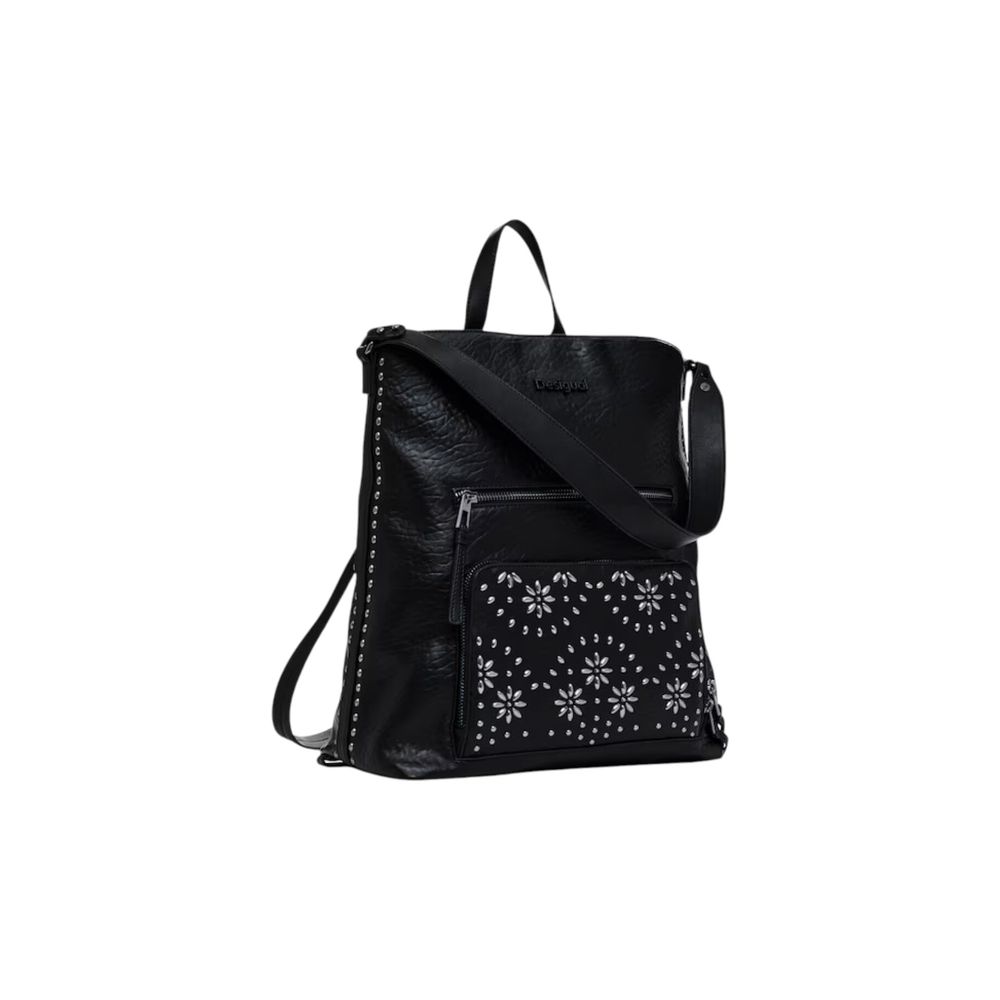 Desigual Black Polyethylene Backpack