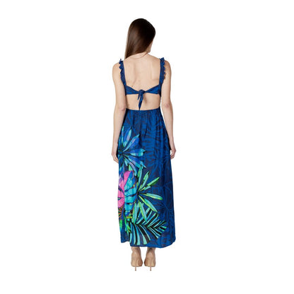 Desigual Blue Viscose Swimwear - XL