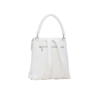 Desigual White Polyethylene Backpack