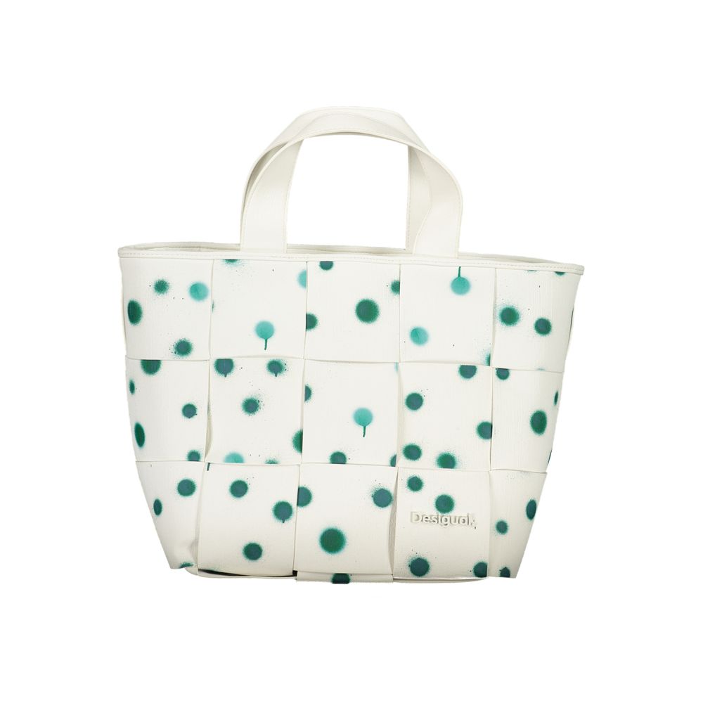 Desigual White Polyethylene Handbag