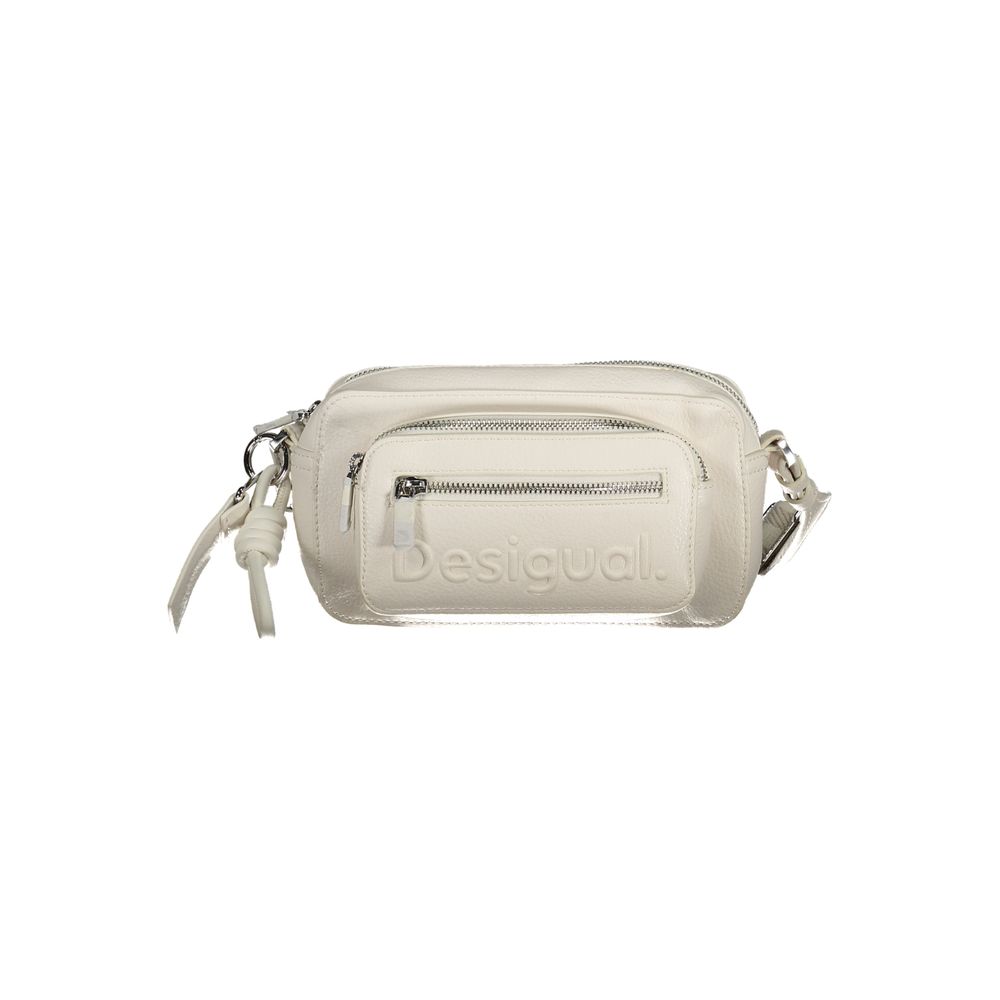 Desigual White Polyethylene Handbag