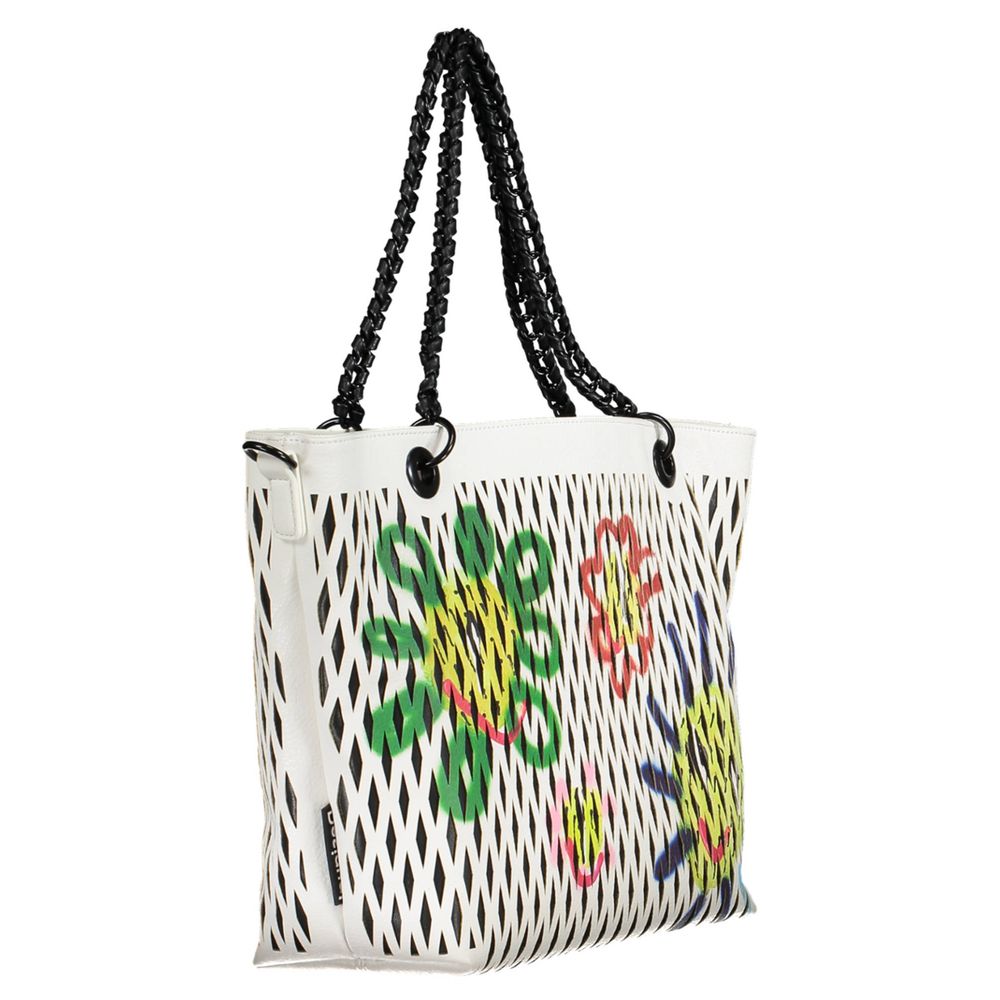 Desigual White Polyethylene Women Handbag