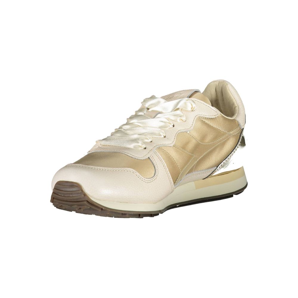 Diadora Beige Leather Women Sneaker