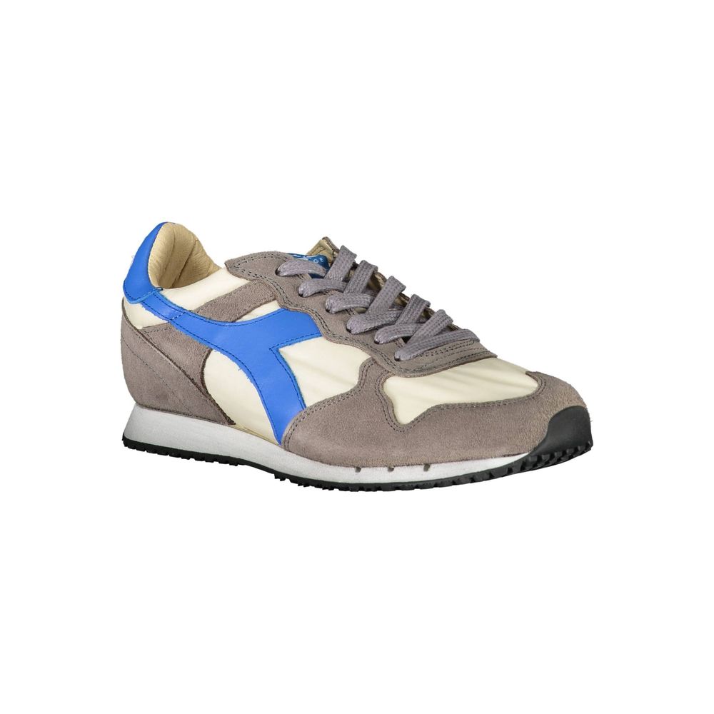 Diadora Gray Leather Women Sneaker