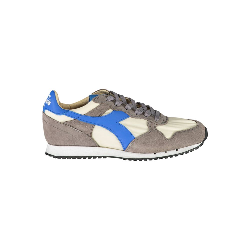 Diadora Gray Leather Women Sneaker