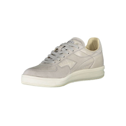 Diadora Gray Leather Women Sneaker - EU36.5/US6.5