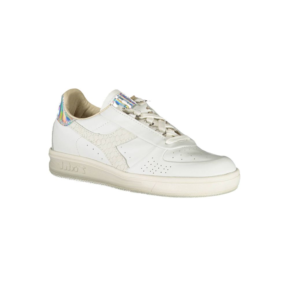 Diadora White Leather Women Sneaker