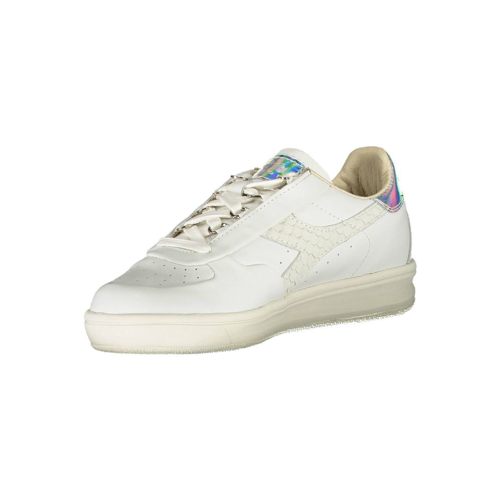 Diadora White Leather Women Sneaker