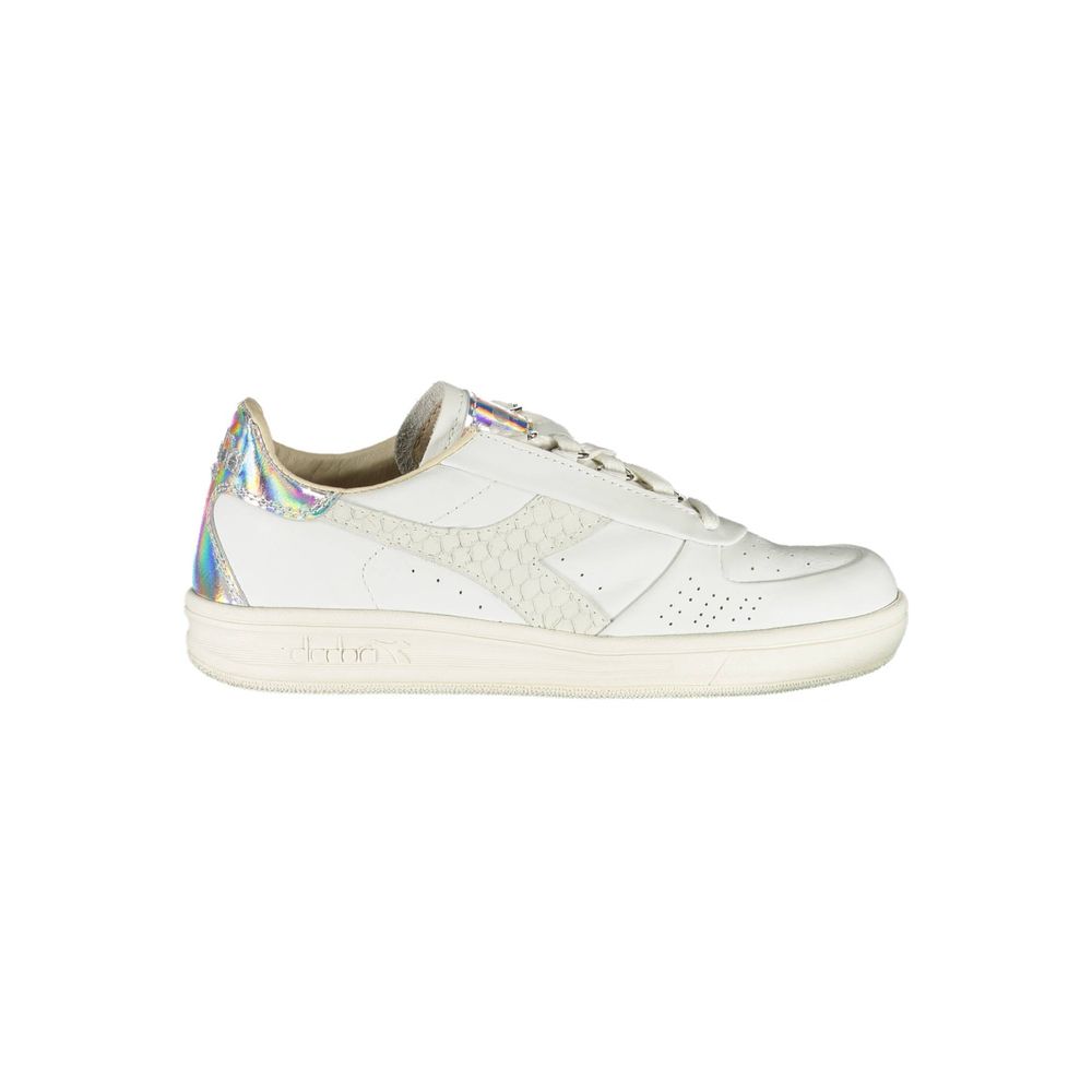 Diadora White Leather Women Sneaker