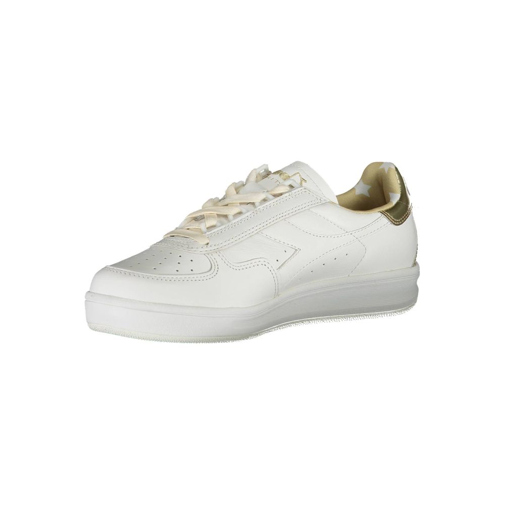 Diadora White Leather Women Sneaker