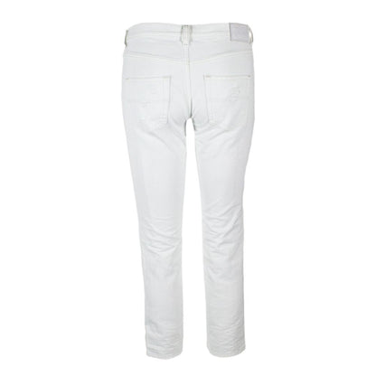 Diesel White Cotton Jeans & Pant - W26