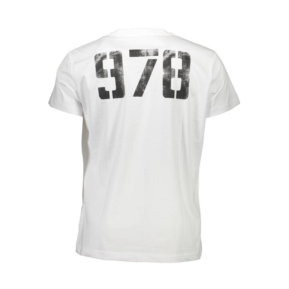 Diesel White Cotton Men T-Shirt - XL