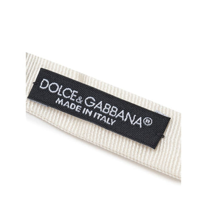 Dolce & Gabbana Beige Silk Ties & Bowty - One Size