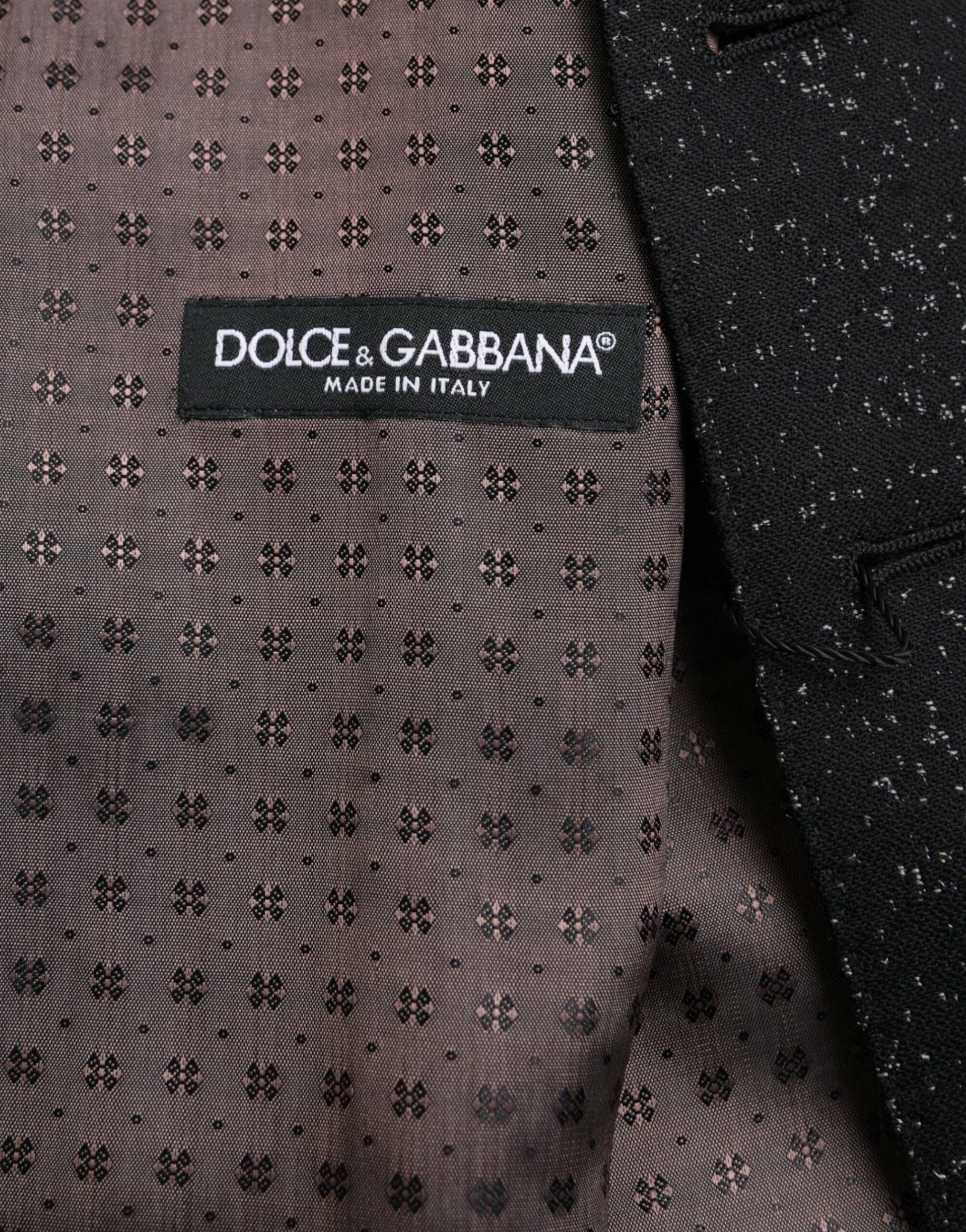 Dolce & Gabbana Black Brown Silk Waistcoat Dress Formal Vest - IT48 | M