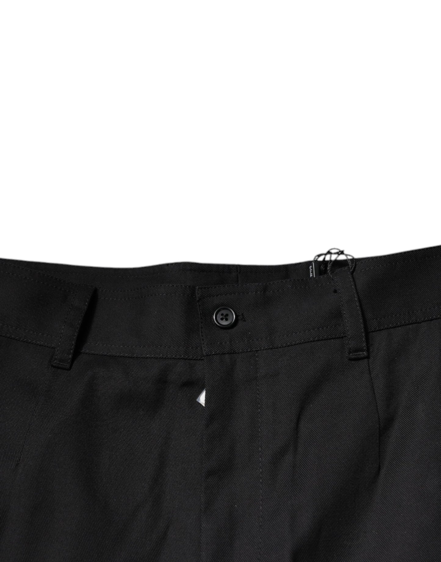 Dolce & Gabbana Black Cotton Cargo Tapered Pants - IT50 | L