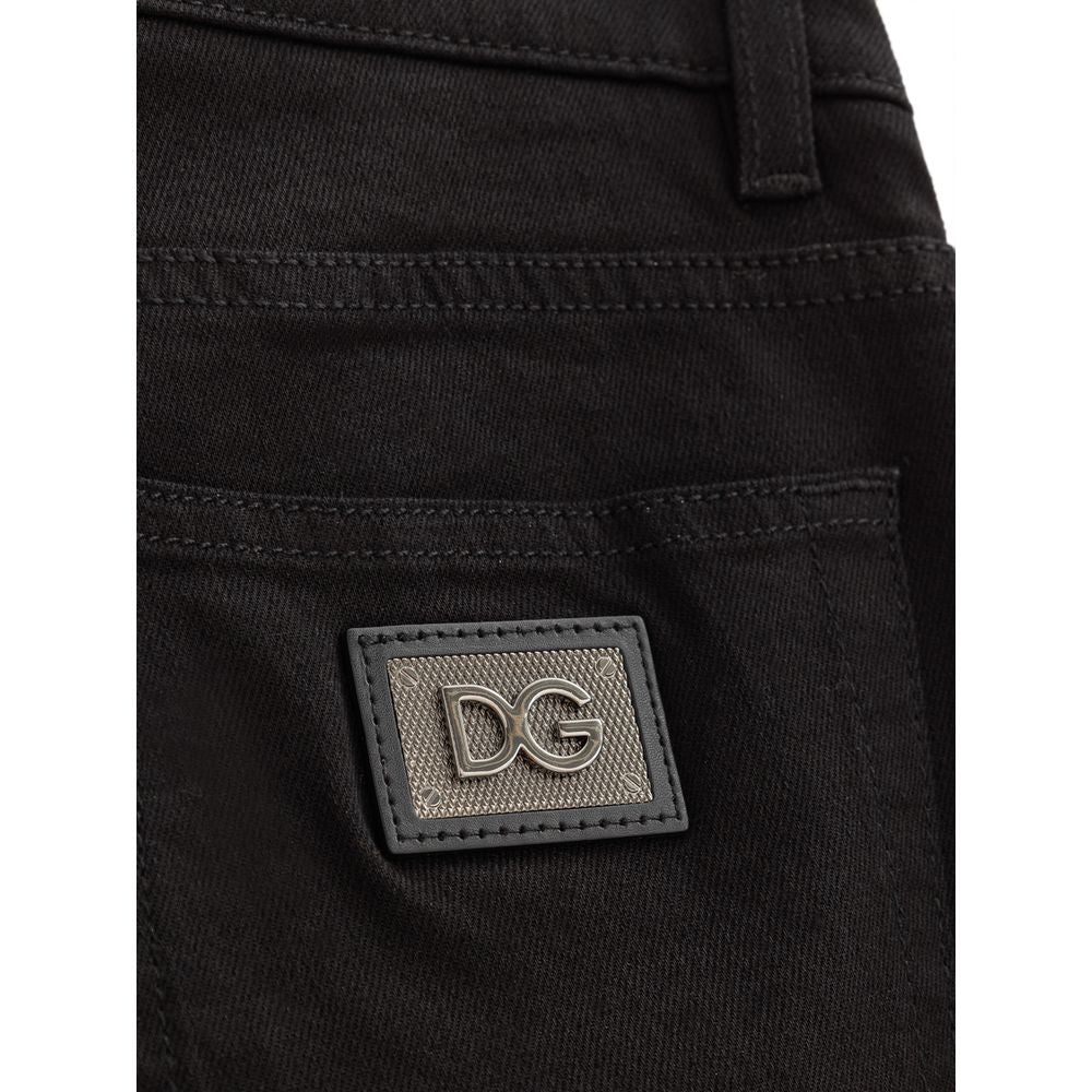 Dolce & Gabbana Black Cotton Jeans & Pant - IT48 | M