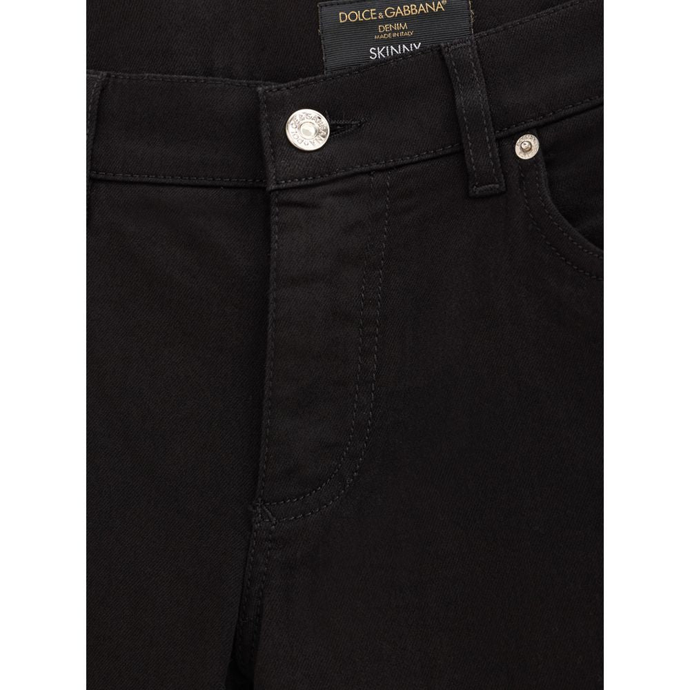 Dolce & Gabbana Black Cotton Jeans & Pant - IT48 | M