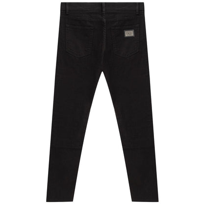 Dolce & Gabbana Black Cotton Jeans & Pant - IT48 | M